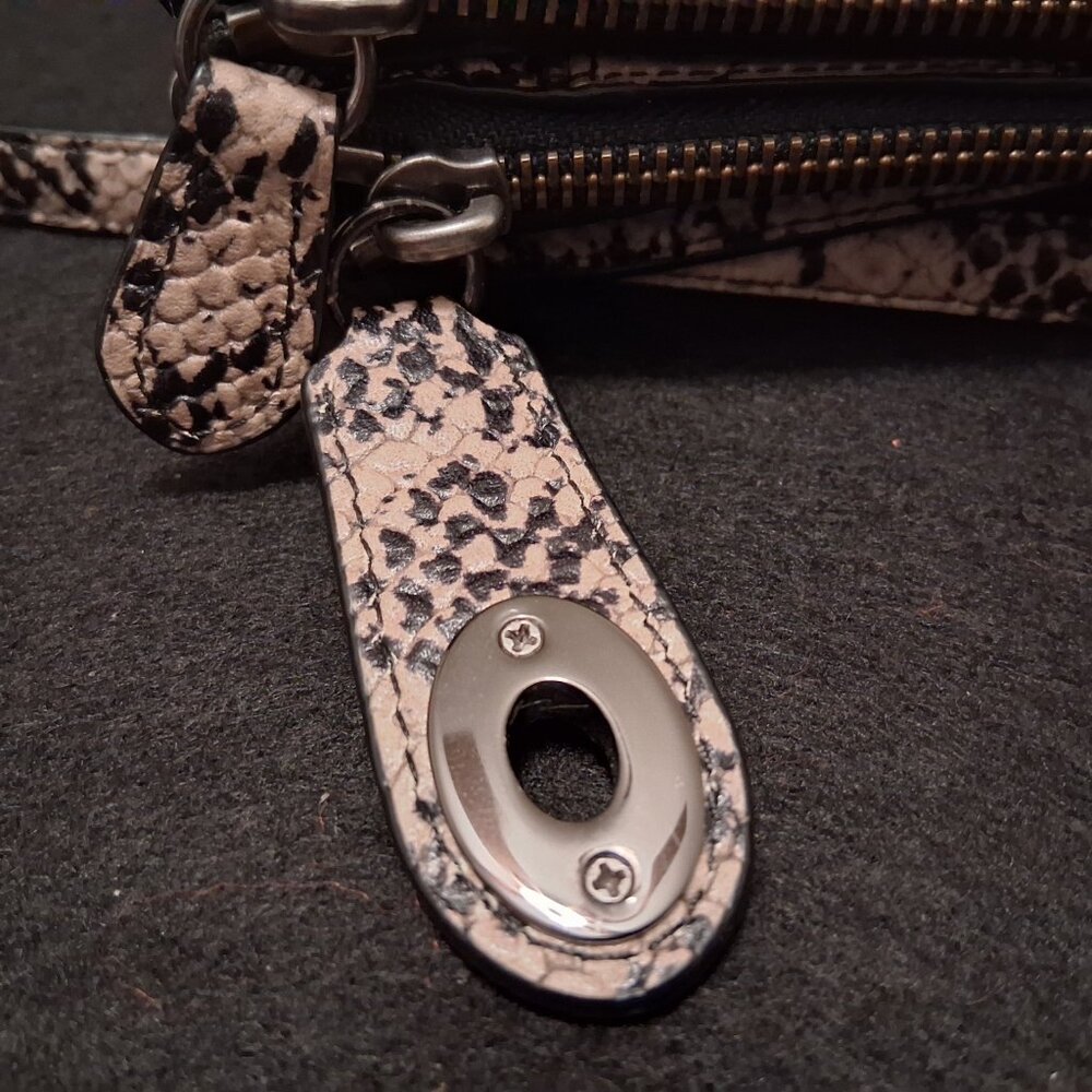 Coach Crosby Mix Material Exotic Crossbody and a Signature Patent Wristlet - Picture 4 of 15